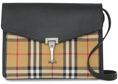 burberry check and leather bag|burberry small vintage check bag.